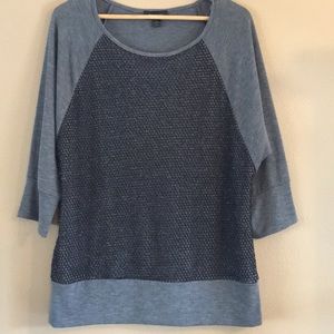 NWOT Gray And Black Sparkle Top